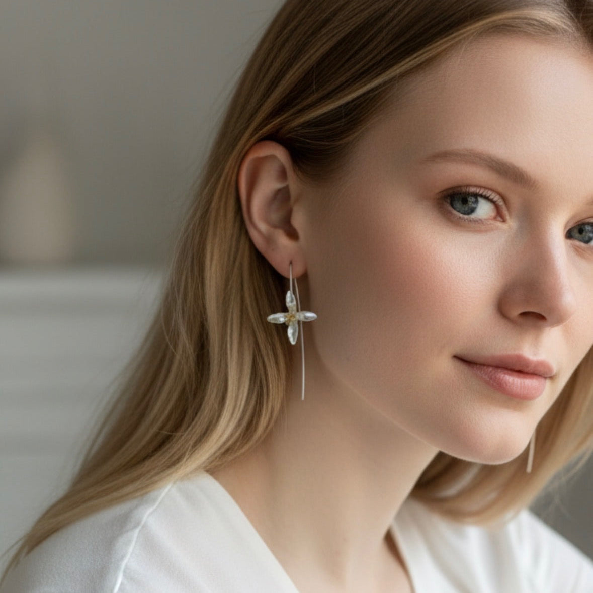 Boucles d’oreilles BLOOM - argent 925 plaqué
