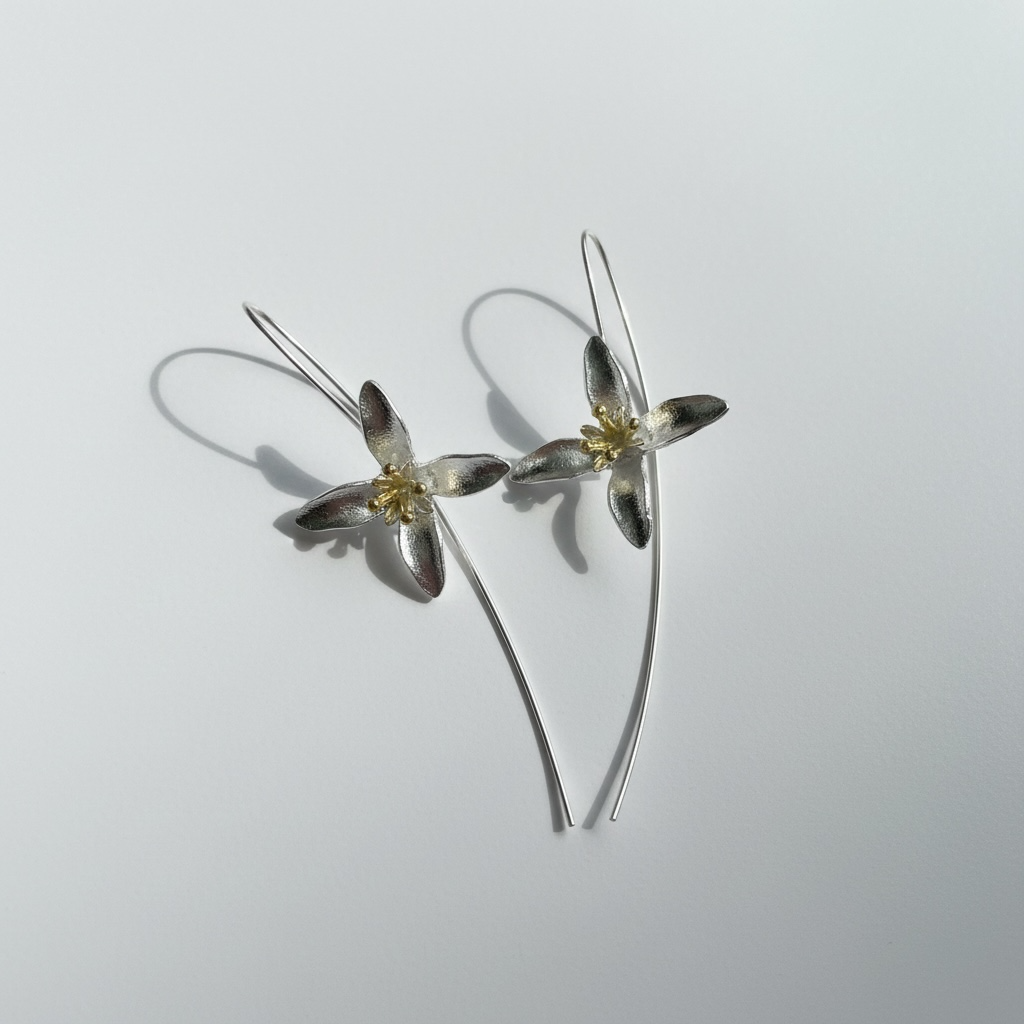 Boucles d’oreilles BLOOM - argent 925 plaqué