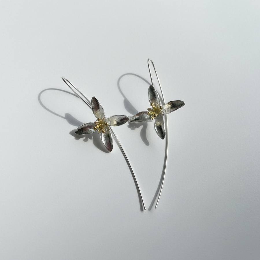 Boucles d’oreilles BLOOM - argent 925 plaqué