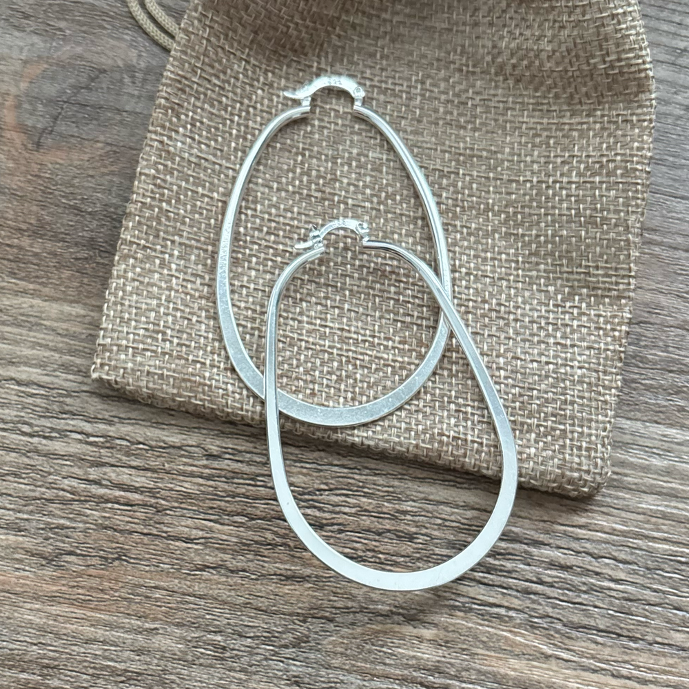 Détail Boucles d’oreilles OVA - argent 925 plaqué