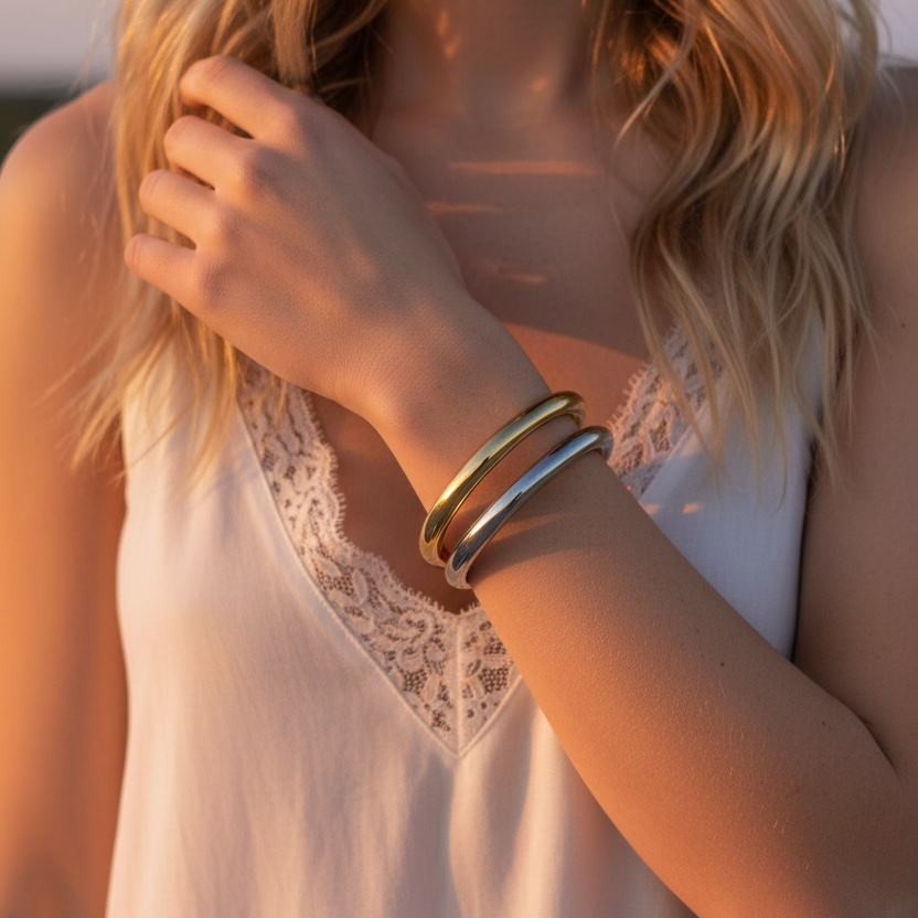 Détail Bracelet HARMONIE – Acier inoxydable